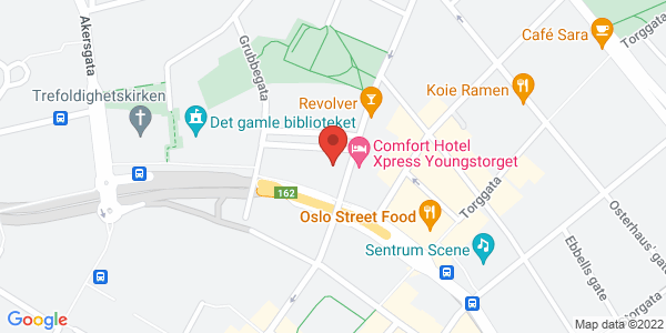 Map displaying event location