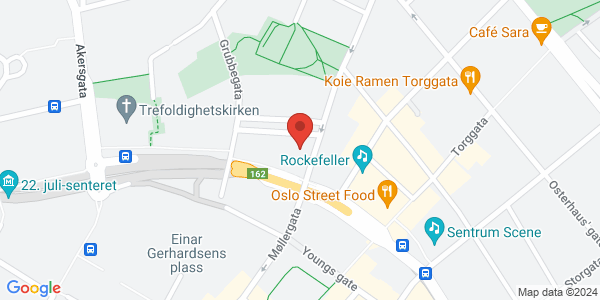Map displaying event location
