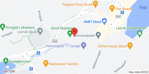 Kart som viser hvor arrangementet foregår