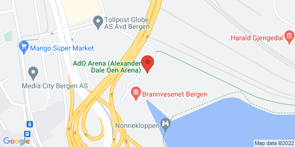Map displaying event location