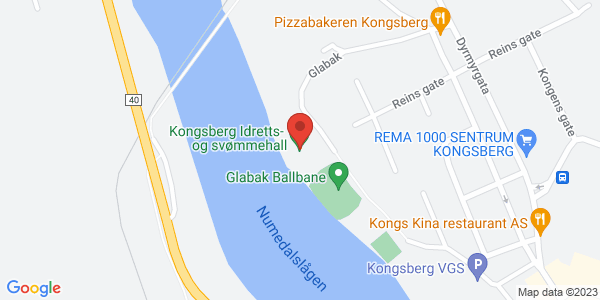 Kart som viser hvor arrangementet foregår
