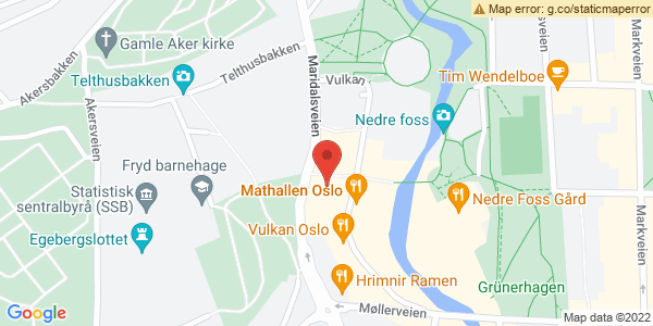 Kart som viser hvor arrangementet foregår