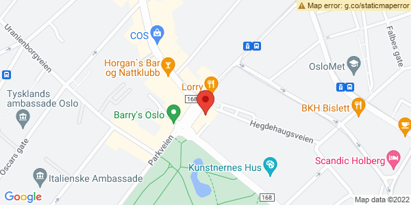 Map displaying event location