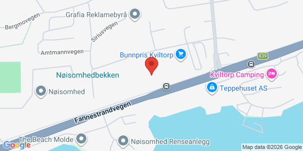 Kart som viser hvor arrangementet foregår