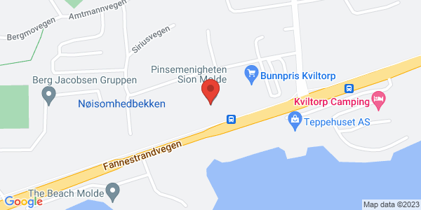 Map displaying event location