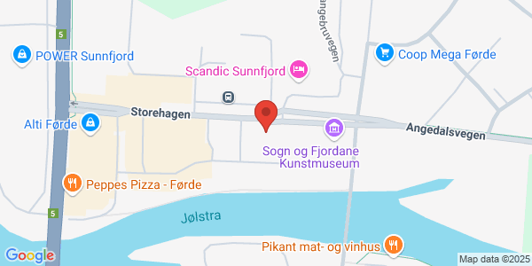 Map displaying event location