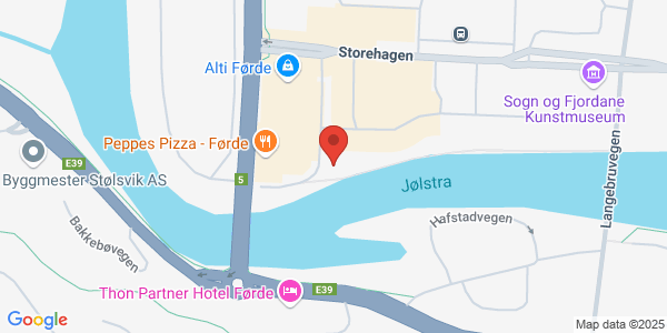 Map displaying event location