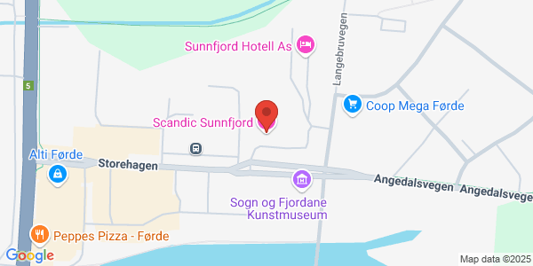Map displaying event location