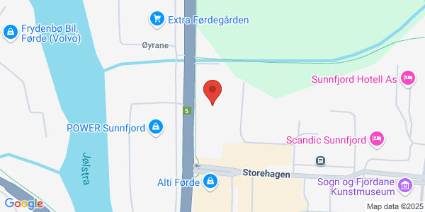 Map displaying event location