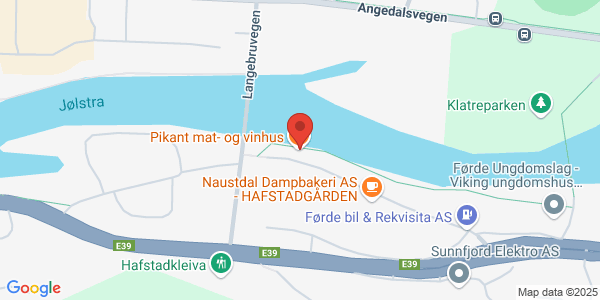 Map displaying event location