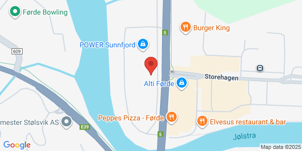 Map displaying event location