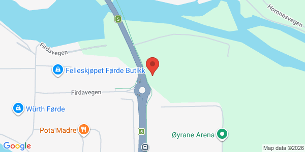 Map displaying event location