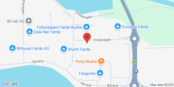 Map displaying event location