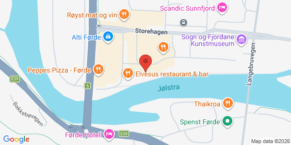 Map displaying event location