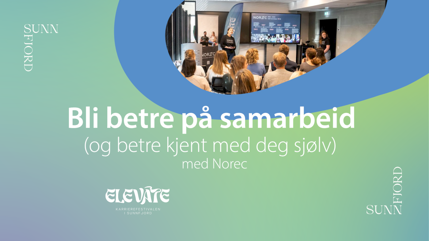 Bli betre på samarbeid (og betre kjent med deg sjølv) – Elevate 2026
