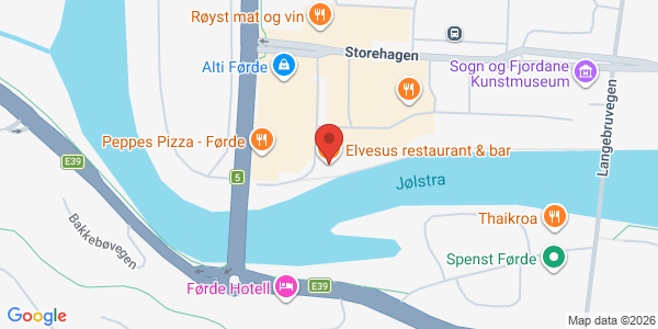 Map displaying event location