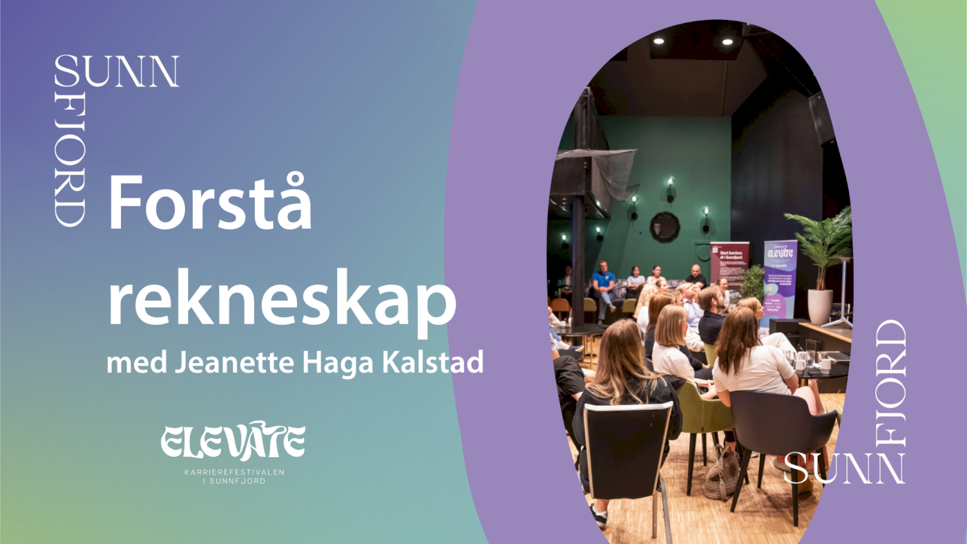 Forstå rekneskap - Elevate 2026