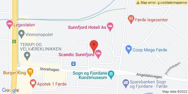 Map displaying event location