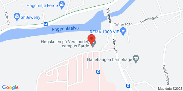 Map displaying event location