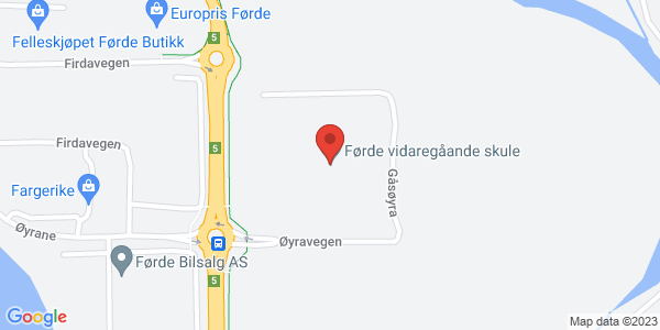 Map displaying event location