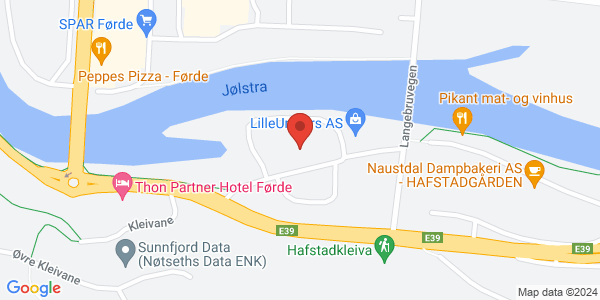 Map displaying event location