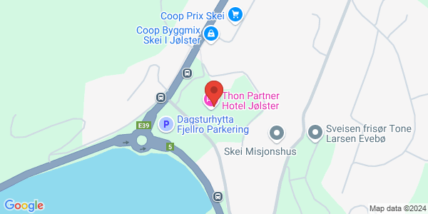 Map displaying event location