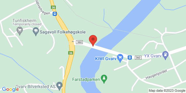 Map displaying event location