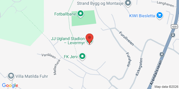 Map displaying event location