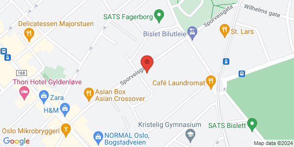 Map displaying event location