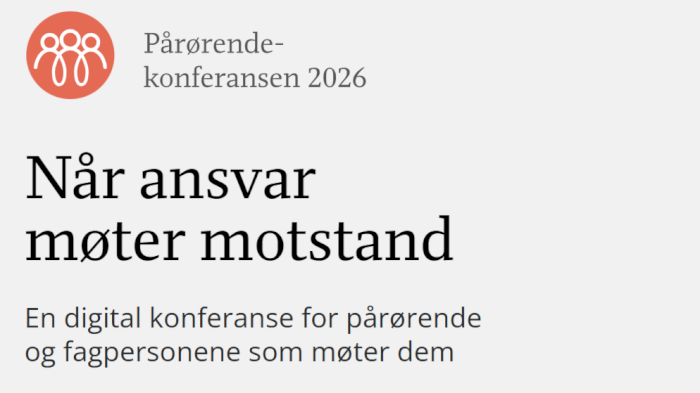 Pårørendekonferansen 2026