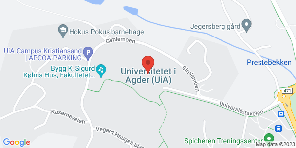 Map displaying event location