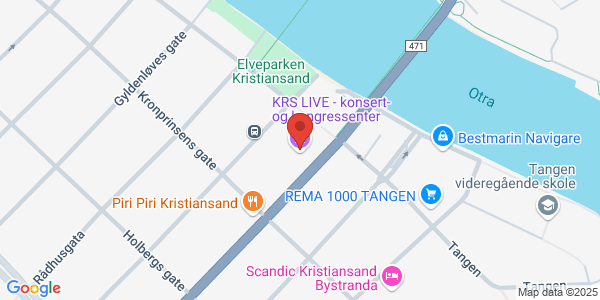 Map displaying event location
