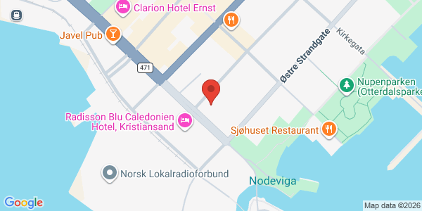 Map displaying event location