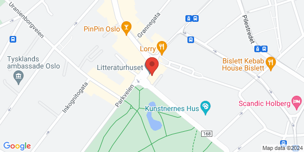 Map displaying event location