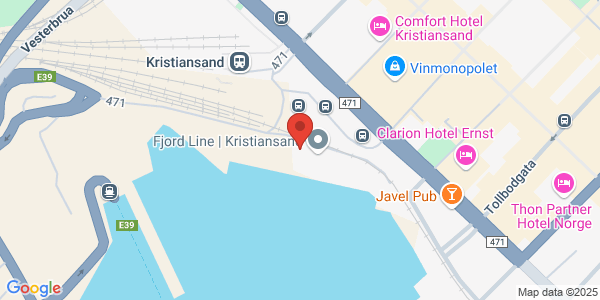 Map displaying event location