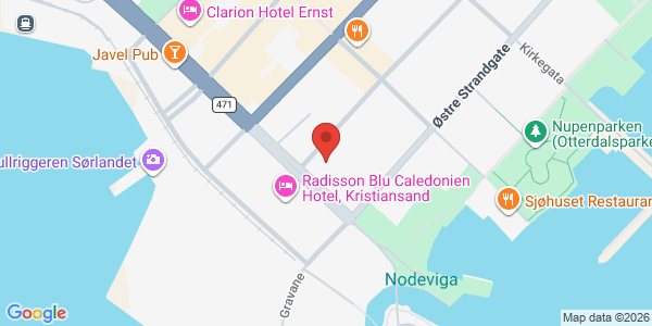 Map displaying event location