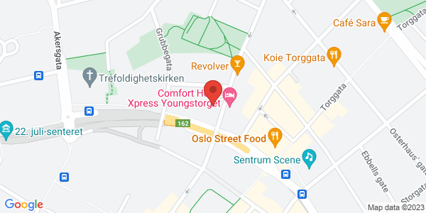 Map displaying event location