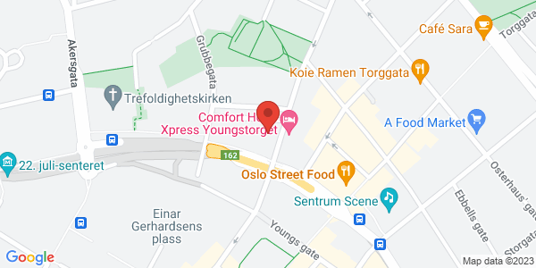 Map displaying event location