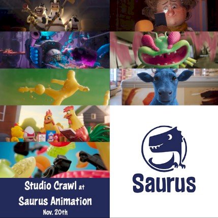 Studio Crawl: Saurus Animation