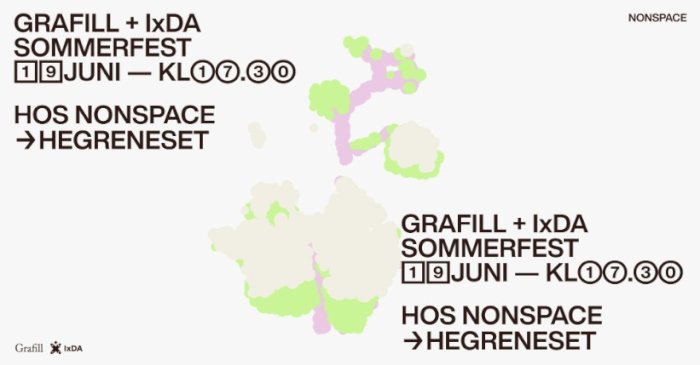 Grafill + IxDA sin sommerfest i Bergen!