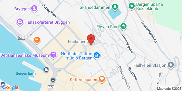 Map displaying event location