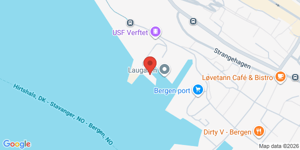 Map displaying event location