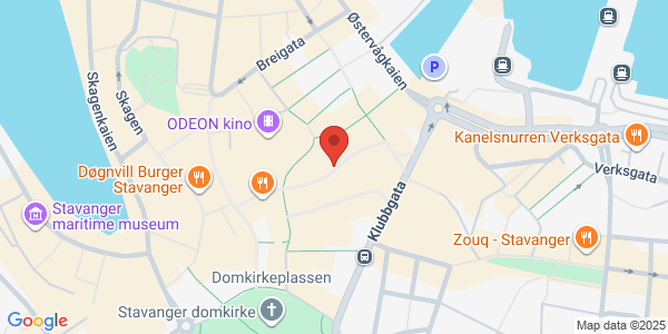 Map displaying event location