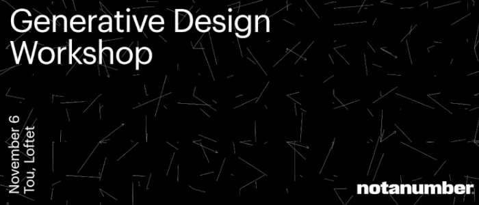 Grafill Stavanger & Not a Number: Generative Design Workshop
