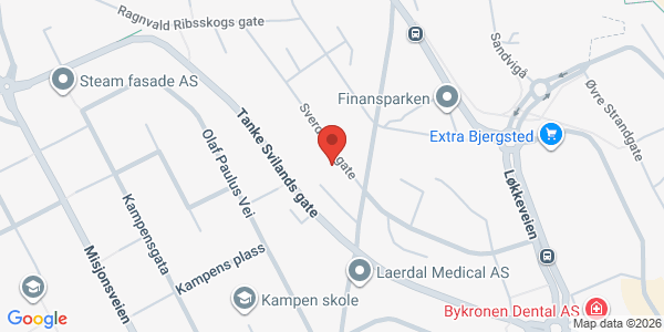 Map displaying event location