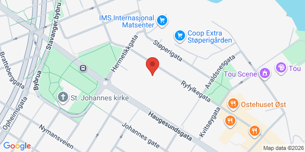 Map displaying event location