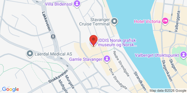 Kart som viser hvor arrangementet foregår