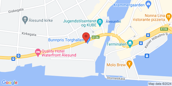 Kart som viser hvor arrangementet foregår