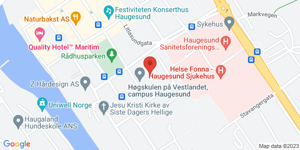 Map displaying event location