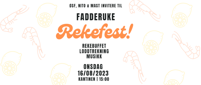 Fadderuke Rekefest 2023